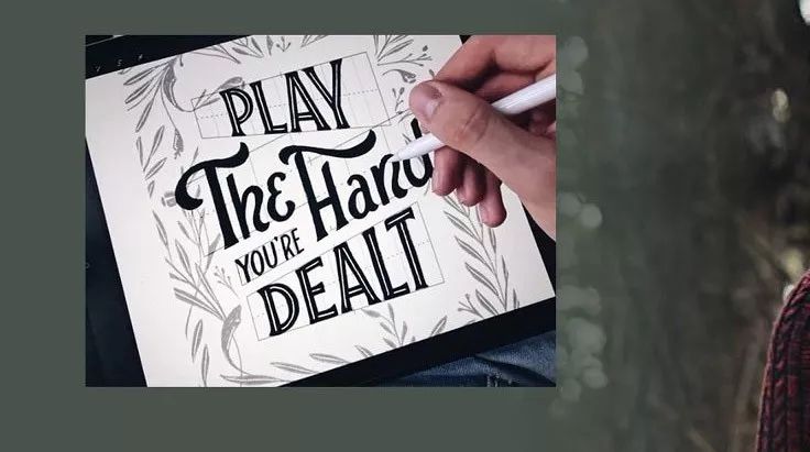 图片[3]-50款手写艺术字体排版的辅助网格Procreate笔刷【0049】-procreatechahua