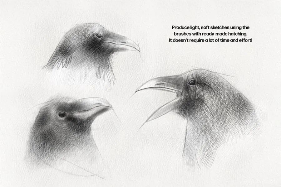 图片[3]-25个基础铅笔素描艺术手绘效果的procreate笔刷【0573】-procreatechahua