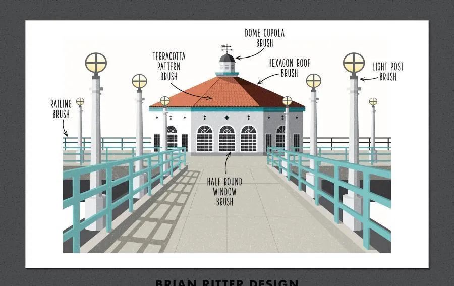 图片[3]-150个建筑设计绘画的线条图案Procreate笔刷【0575】-procreatechahua