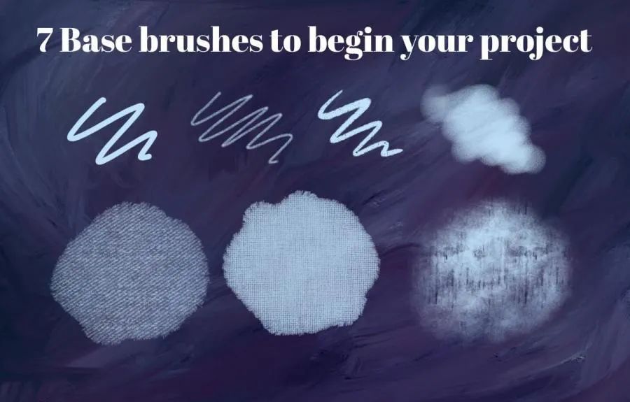 图片[3]-复古奇妙风格的手绘背景图案Procreate笔刷【0596】-procreatechahua