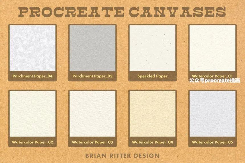 图片[3]-Procreate纸质画笔和Procreate纸质画布素材【0695】-procreatechahua