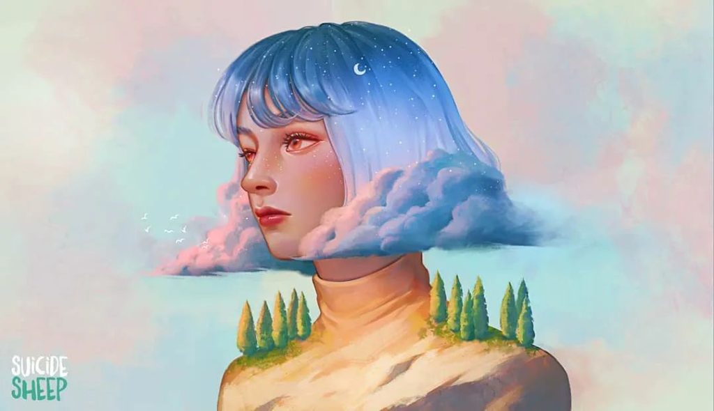 图片[3]-Domestika – 用Photoshop制作数字幻想肖像+画师插画集【0709】-procreatechahua