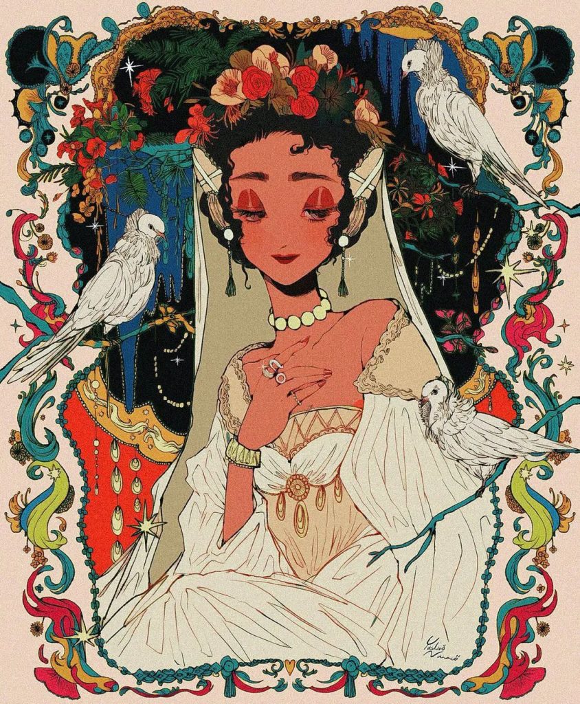 图片[3]-插画师Nanaco Yashiro日式少女插画集【0711】-procreatechahua