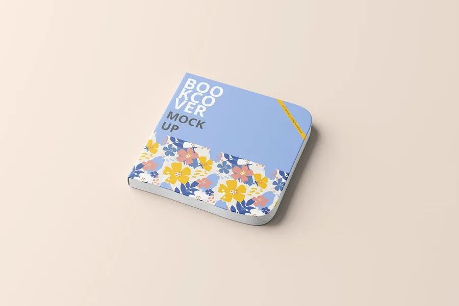 图片[3]-带书签的硬壳方形圆角儿童读物绘本书本书籍模型样机模板【0740】-procreatechahua