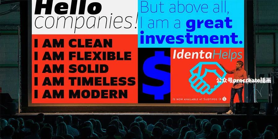 图片[2]-现代极简大方的粗体英文无衬线字体和图标符号字体【0766】-procreatechahua