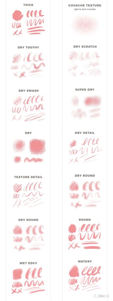 图片[3]-14款Procreate彩色蜡笔笔刷素材【0063】-procreatechahua