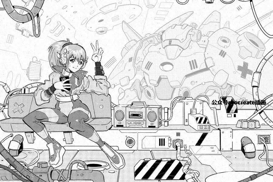 图片[3]-一套水彩漫画风格的Procreate笔刷和色板设计素材包【0784】-procreatechahua