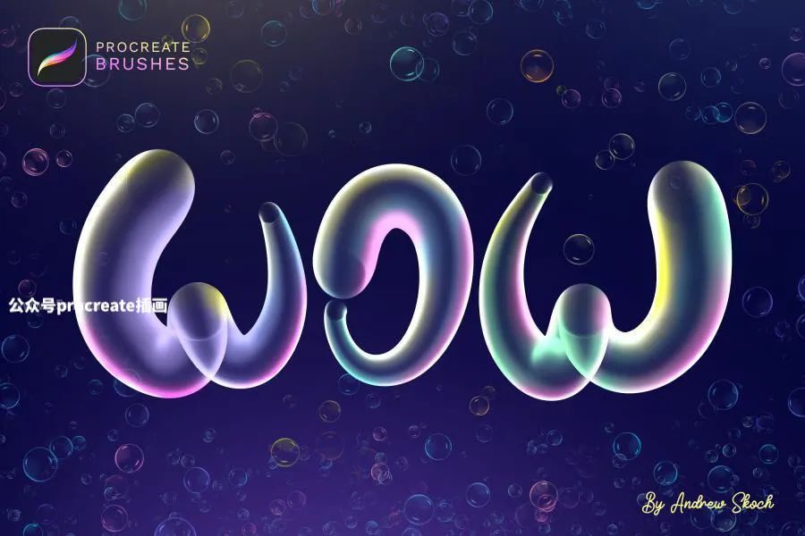 图片[3]-梦幻的彩色泡泡Procreate笔刷【0793】-procreatechahua