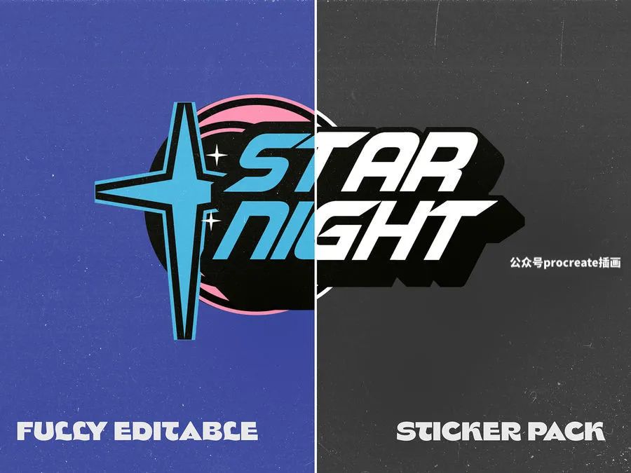 图片[3]-fancy花式Y2K风格的插画Stickers贴纸图形素材集合包【0816】-procreatechahua