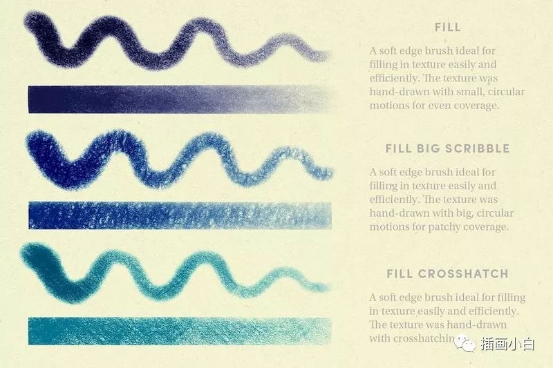 图片[3]-逼真质感的彩色铅笔procreate笔刷+8套色卡【0067】-procreatechahua