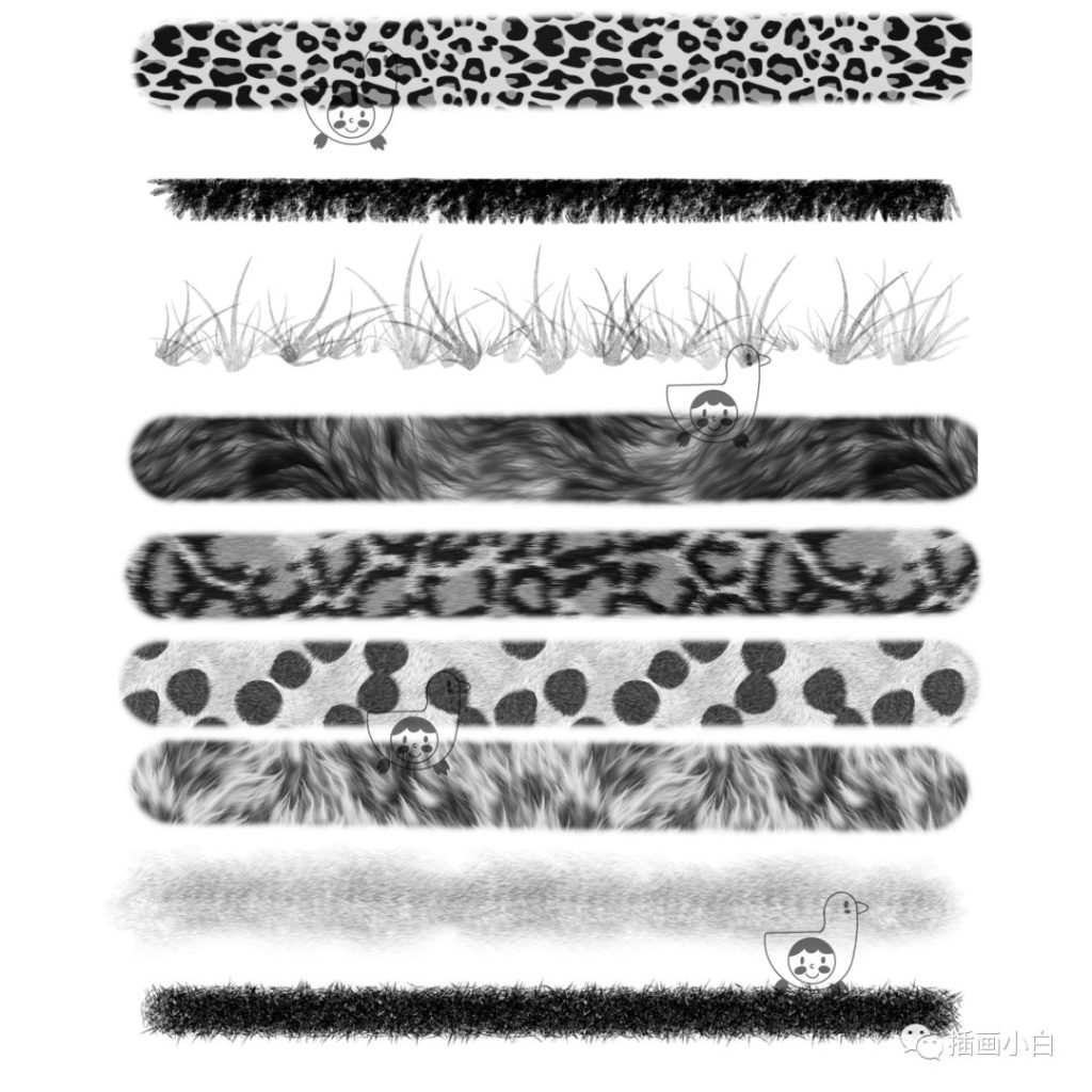 图片[3]-逼真动物毛发procreate笔刷【0072】-procreatechahua