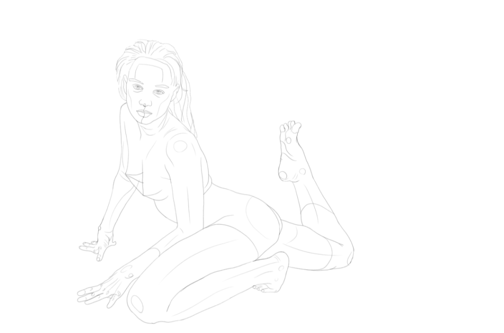 图片[4]-300+款人体姿势骨骼肌肉结构的线性绘画参考辅助笔刷【0730】-procreatechahua