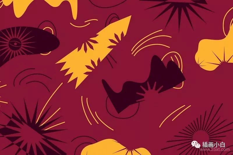 图片[2]-抽象迷幻的多用途背景底纹纹理设计模板分享【0089】-procreatechahua