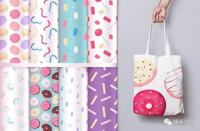 图片[3]-小清新的美食甜品手绘插画素材【0093】-procreatechahua