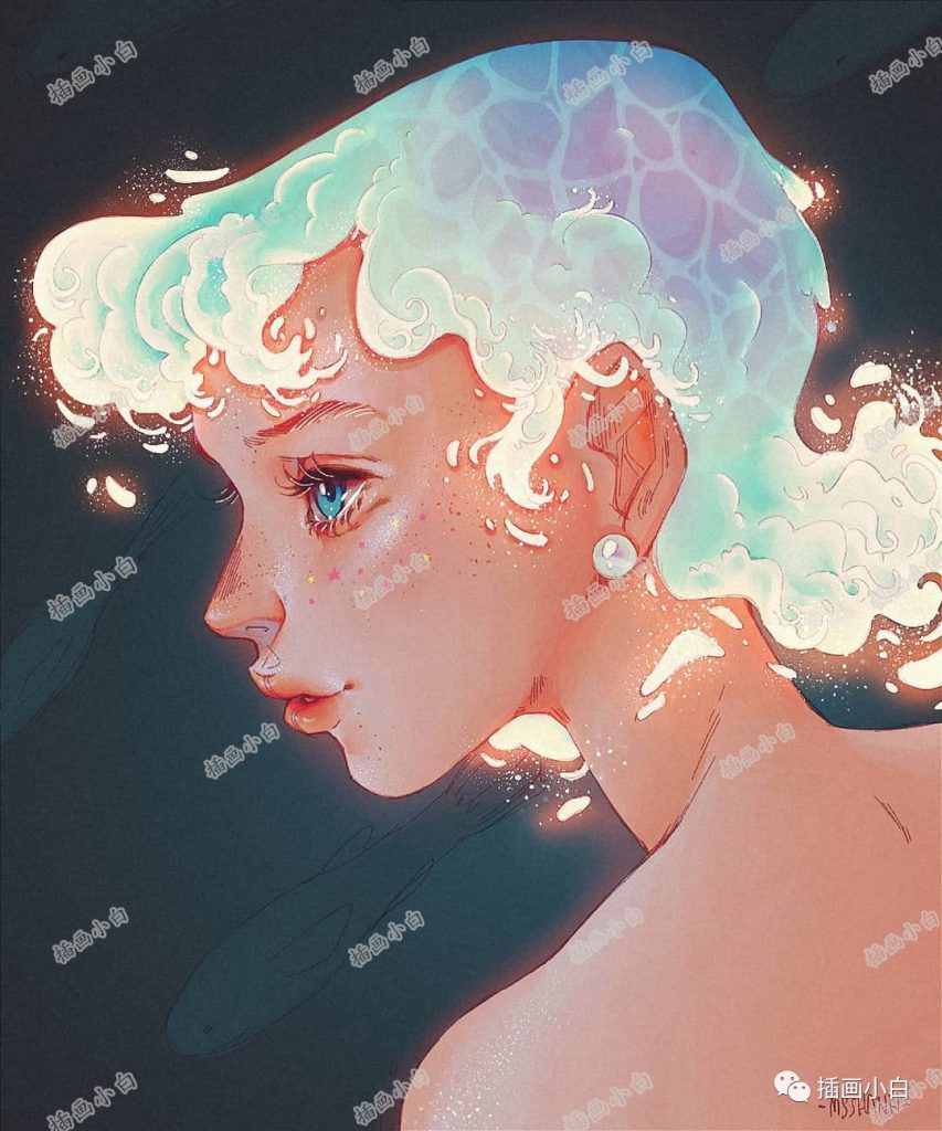 图片[1]-复古风格人像插画的procreate笔刷【0100】-procreatechahua