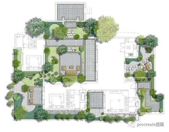 图片[1]-procreate景观设计教程【0203】-procreatechahua