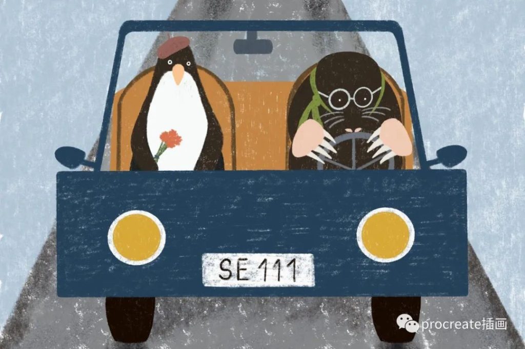 图片[1]-25款复古风蜡笔质感的procreate笔刷【0225】-procreatechahua