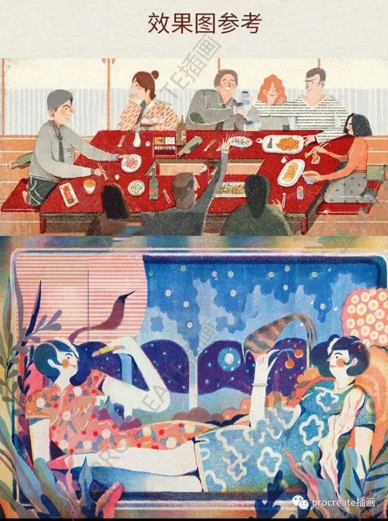 图片[1]-100+款丝网版画笔刷【0269】-procreatechahua