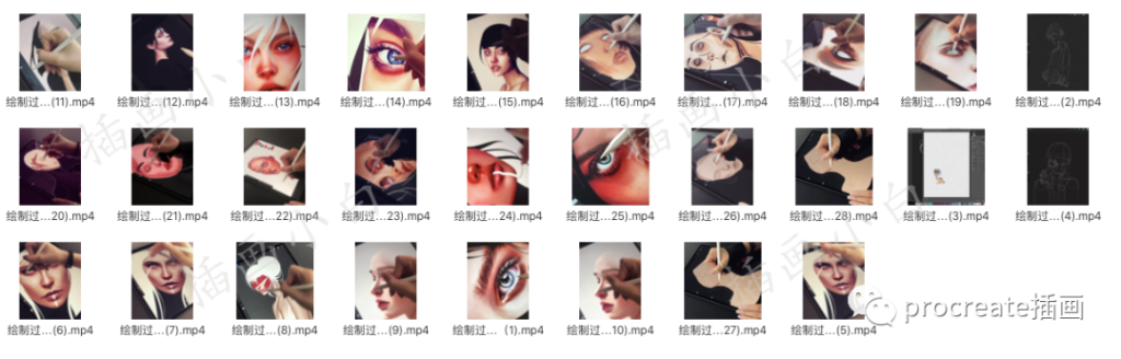 图片[4]-ins大神la-aura的ipad写实人像厚涂绘画笔刷+绘画视频+作品集【0151】-procreatechahua