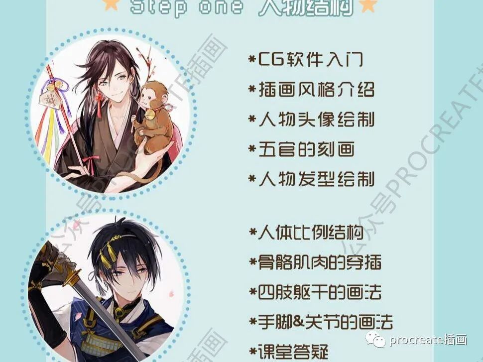 图片[1]-男性人物插画专题课程【0316】-procreatechahua