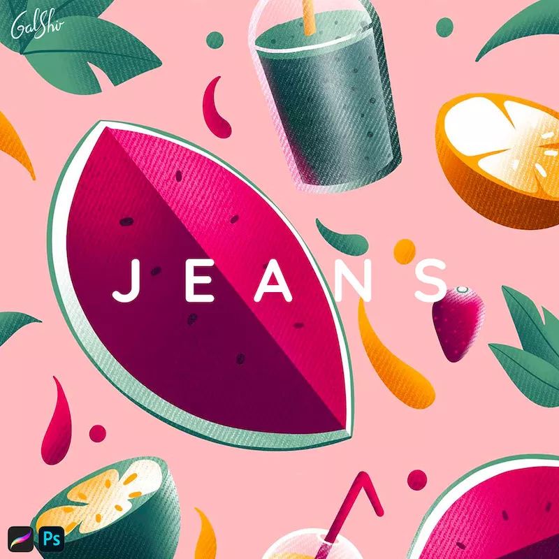 图片[3]-Galshir笔刷8款+色卡+绘画视频【0016】-procreatechahua