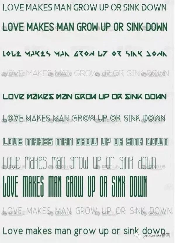 图片[3]-8套212款精选procreate专用中英文字体【0169】-procreatechahua