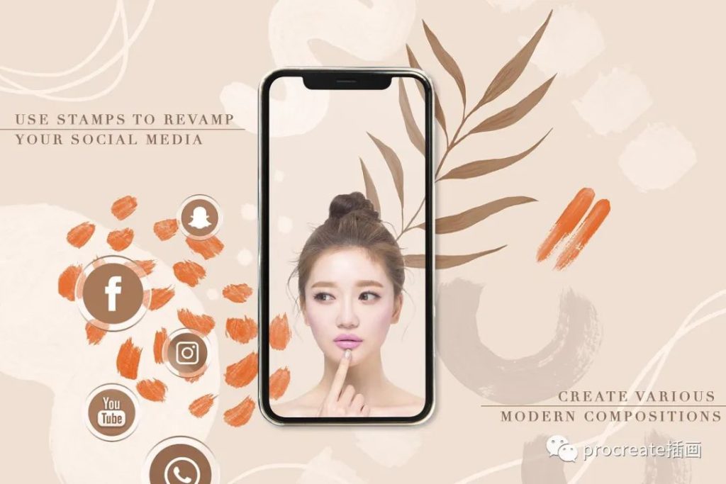 图片[4]-90种现代和抽象的procreate&ps笔刷【0177】-procreatechahua