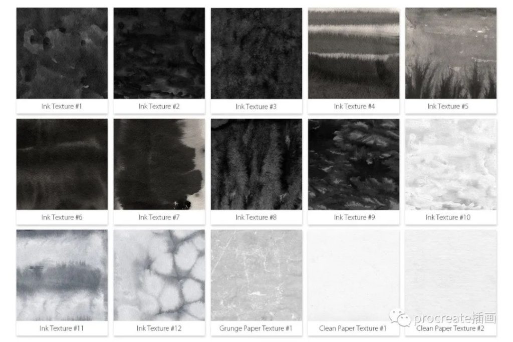 图片[3]-墨水效果ps笔刷【0179】-procreatechahua