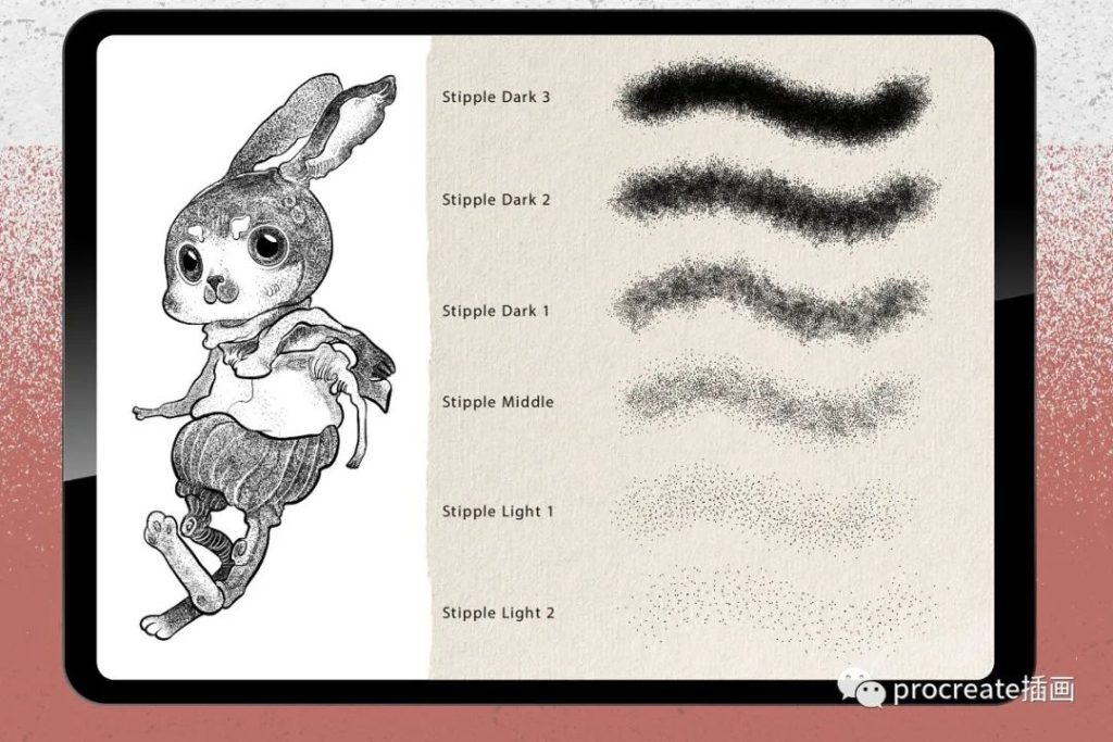 图片[4]-22款复古纹身插画procreate笔刷【0189】-procreatechahua