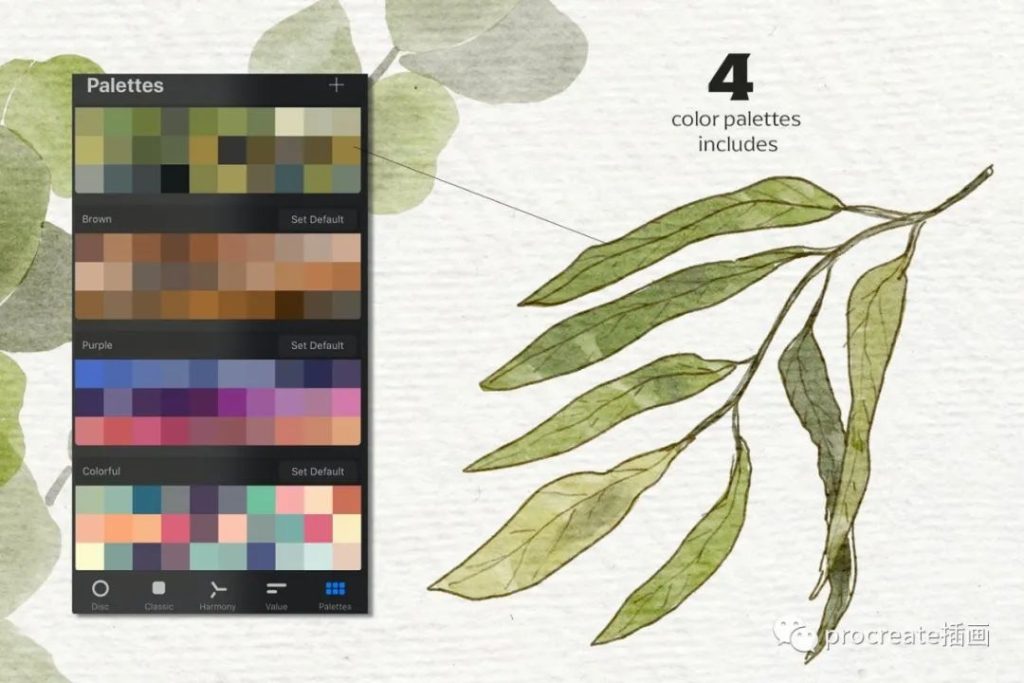 图片[4]-高品质手绘水彩素描Procreate笔刷大集合【0194】-procreatechahua