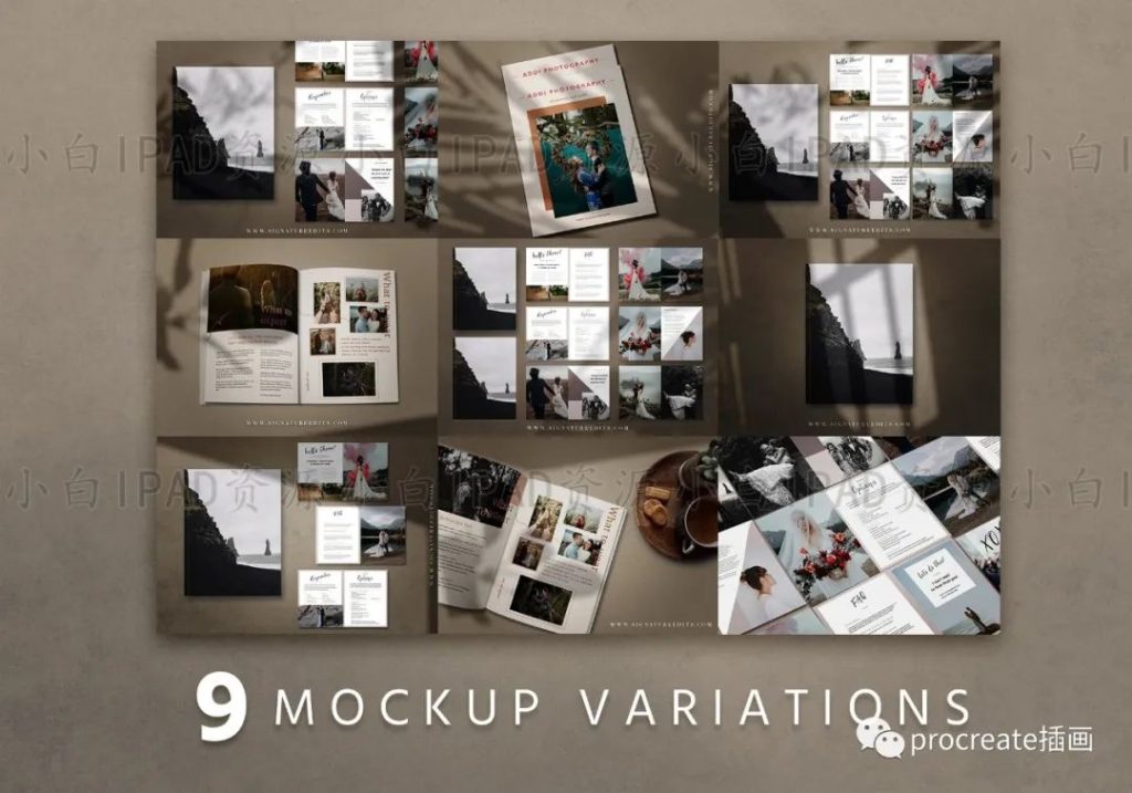 图片[4]-现代品牌杂志画册样机【0197】-procreatechahua