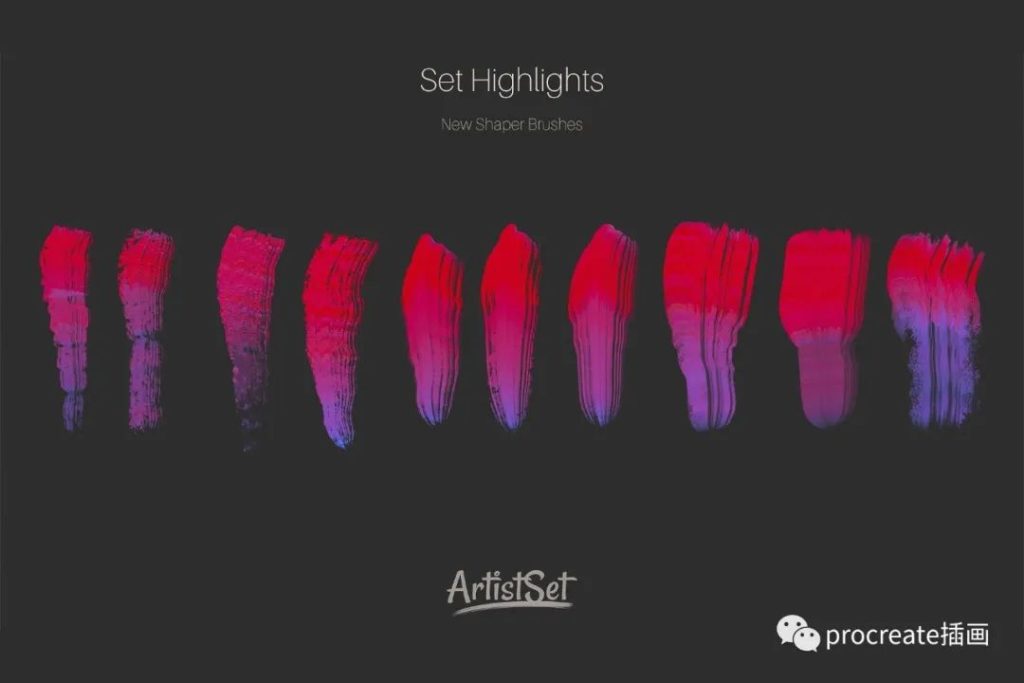 图片[4]-精心制作高质量的美术绘画油画ps笔刷套装【0217】-procreatechahua