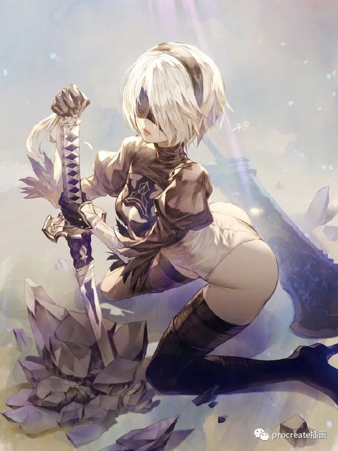 图片[5]-韩国画师WANKE资源合集（作品集+绘画教程+线稿图集+作品源文件【0221】-procreatechahua