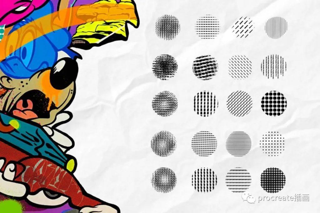 图片[4]-40款时尚街头涂鸦风格的procreate笔刷集合【0223】-procreatechahua