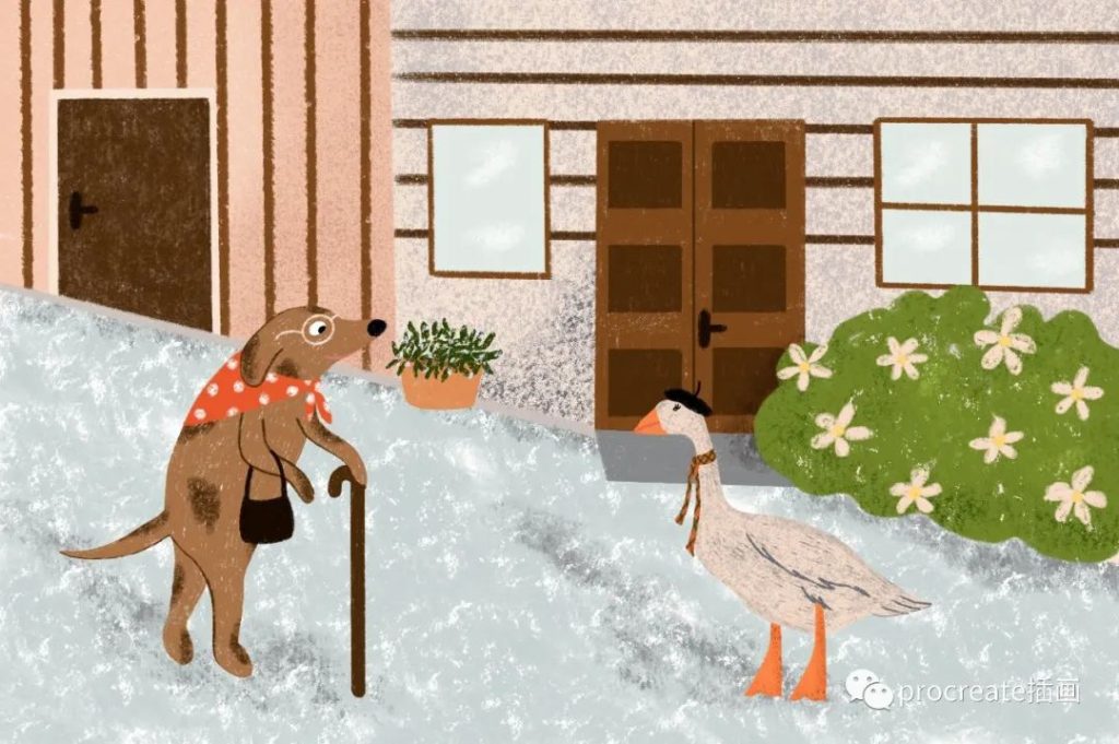 图片[4]-25款复古风蜡笔质感的procreate笔刷【0225】-procreatechahua