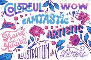 一套Procreate艺术笔刷套装【0228】-procreatechahua