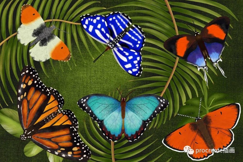 图片[4]-朦胧美感女孩临摹素材47张+独特纹理procreate笔刷20枚【0296】-procreatechahua