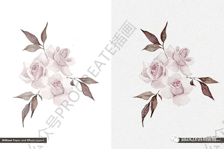 图片[4]-Procreate水彩质感笔刷套装【0297】-procreatechahua