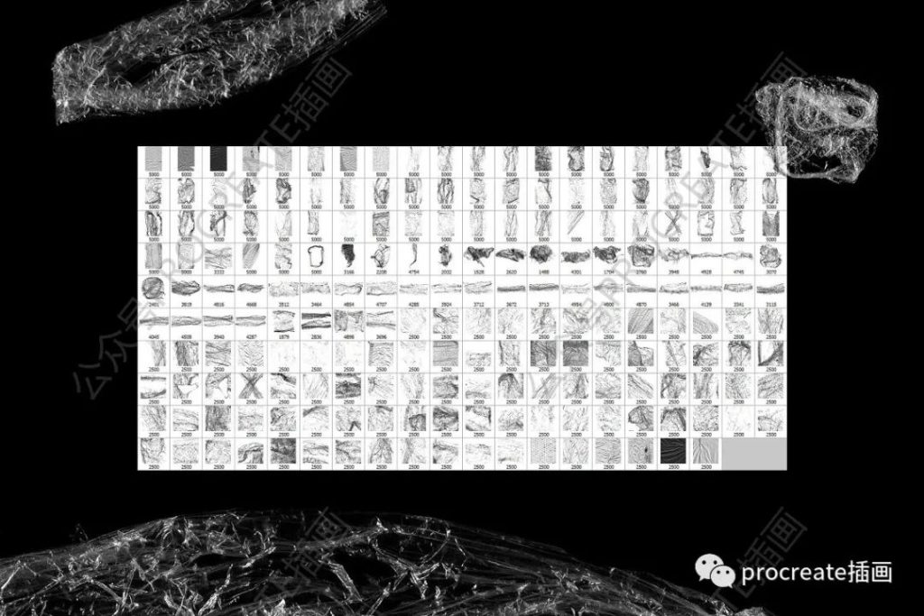 图片[4]-各种塑料破碎材质肌理PS笔刷【0362】-procreatechahua