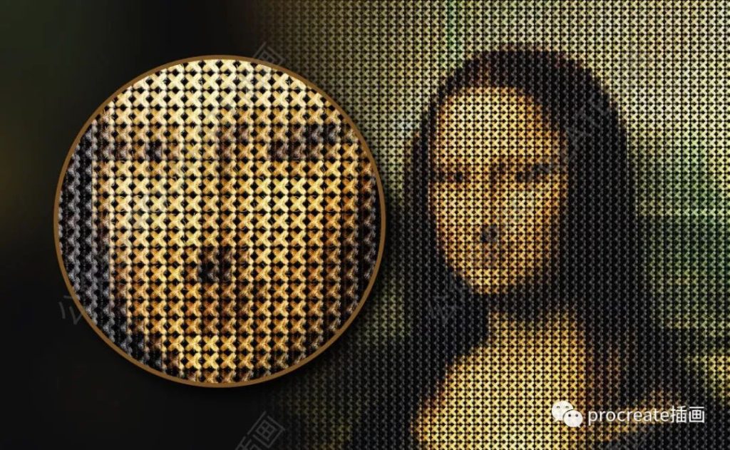 图片[4]-十字绣艺术ps图层样式【0370】-procreatechahua