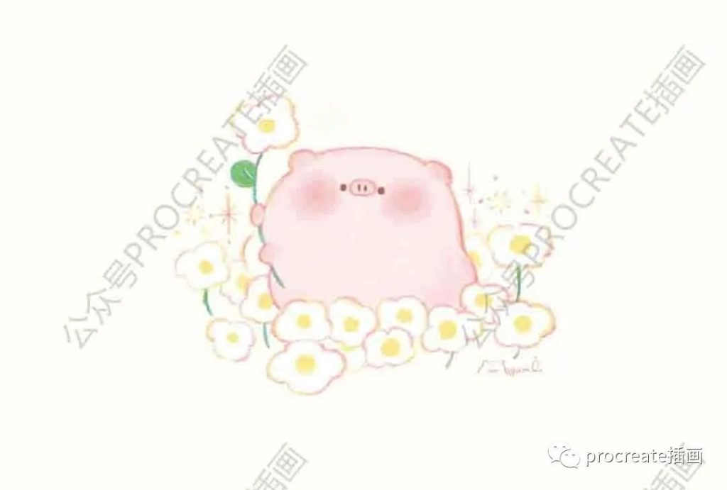 图片[4]-萌系猪猪插画集临摹素材600+张【0379】-procreatechahua
