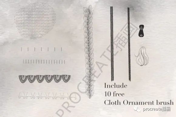 图片[2]-日式漫画风格的精致手绘肖像procreate笔刷【0394】-procreatechahua