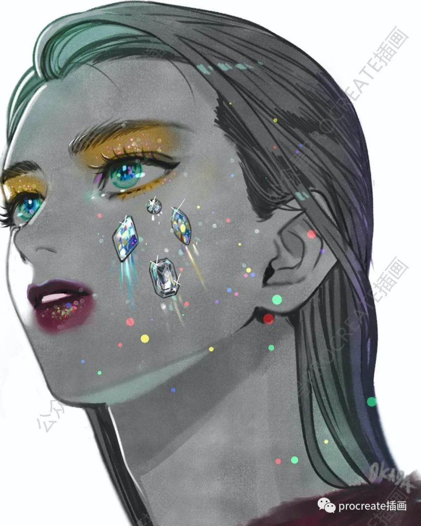 图片[2]-procreate炫彩插画集56张+闪闪发光的Procreate笔刷【0411】-procreatechahua