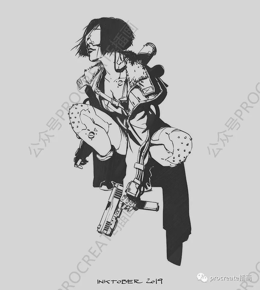 图片[3]-14款专业漫画插画的Photoshop墨水笔刷【0417】-procreatechahua