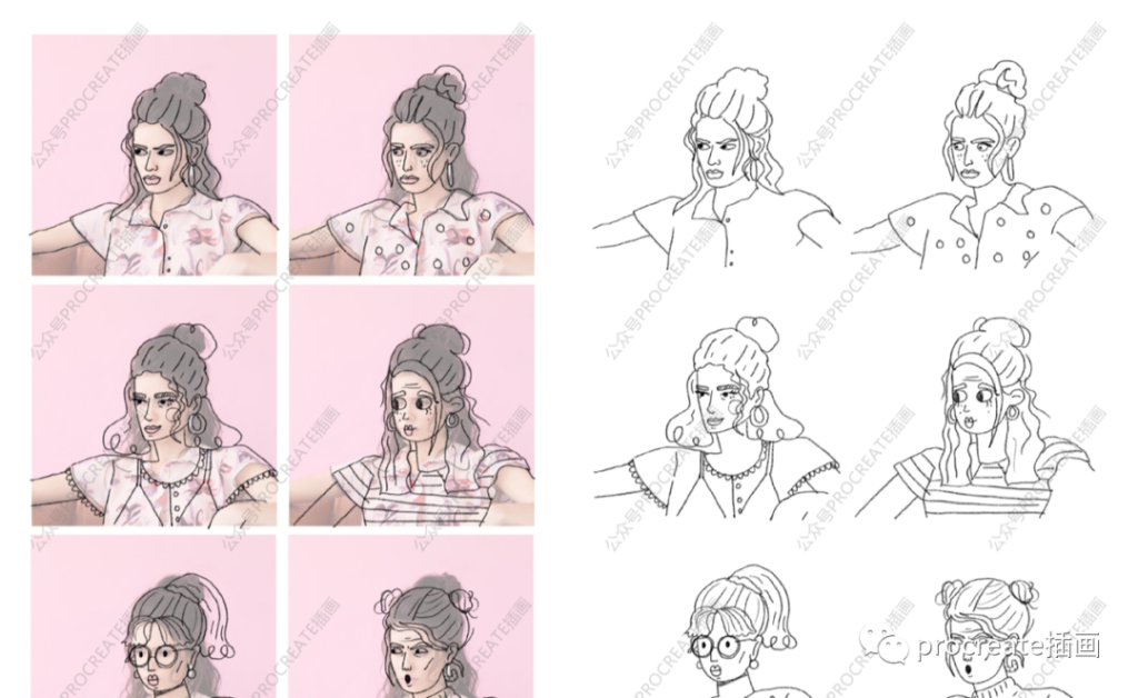 图片[4]-卡通procreate插画教程+色卡+笔刷+素材【0479】-procreatechahua