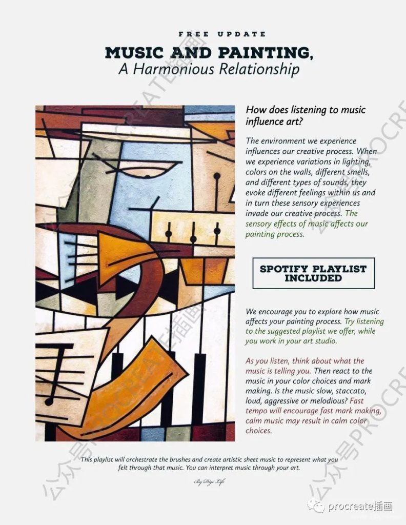 图片[4]-梵高风格古典油画艺术绘画Procreate笔刷和色卡【0427】-procreatechahua