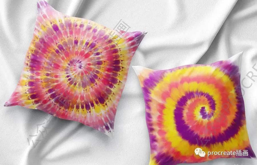 图片[4]-逼真的扎染传统染色工艺procreate笔刷【0430】-procreatechahua