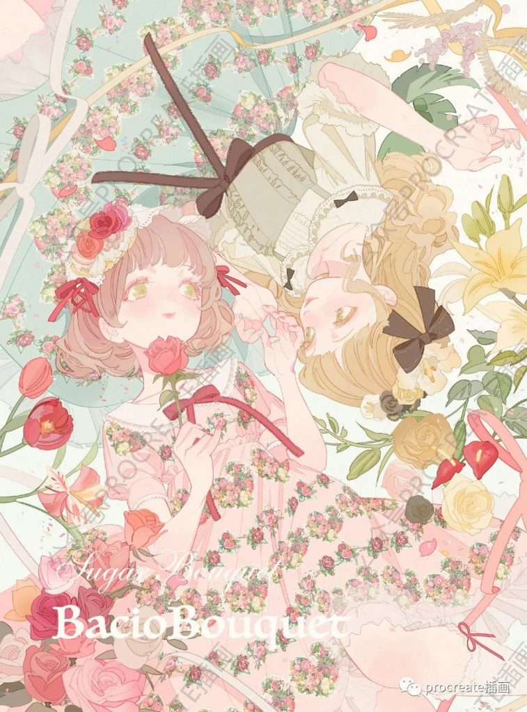 图片[4]-麻手上下插画集线稿146p+线稿164p+涂鸦本50p【0438】-procreatechahua