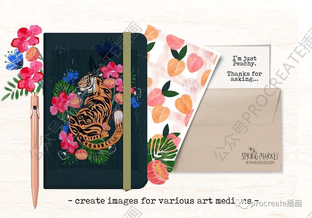 图片[4]-春季绘画纹理Procreate笔刷【0445】-procreatechahua