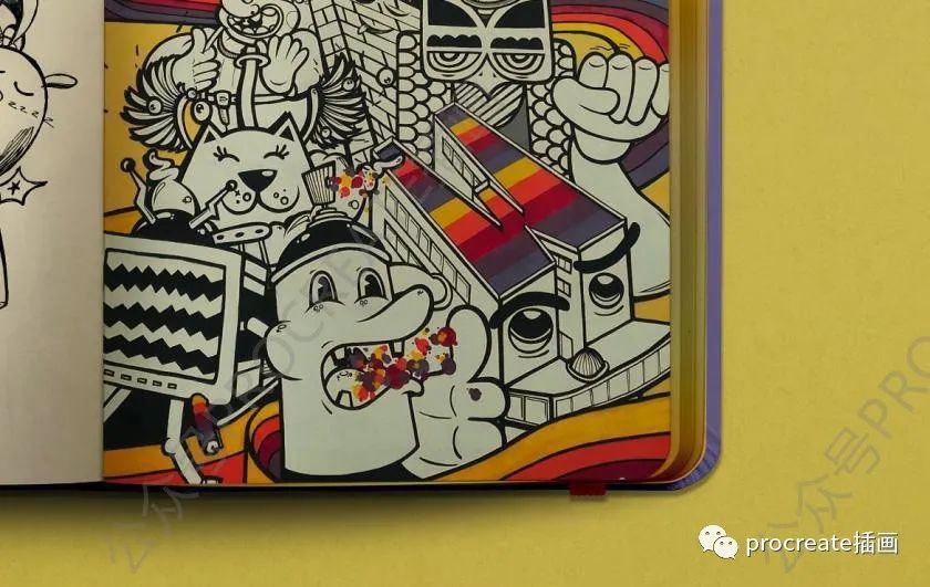 图片[4]-翻开的手帐本笔记本设计展示psd样机素材【0463】-procreatechahua